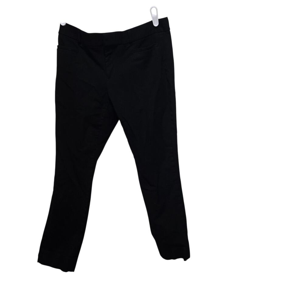Banana Republic Sloan Slim Ankle Pants Black Stretch Career 6